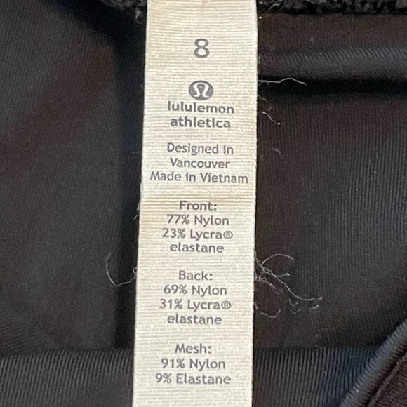 Lululemon x SoulCycle Collab Pace Rival Skull Crop Leggings Black White Mid-Rise - Picture 8 of 10